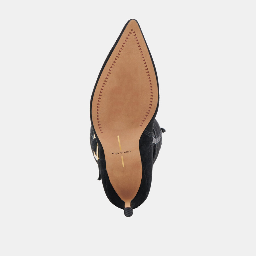 kinzy boots onyx suede