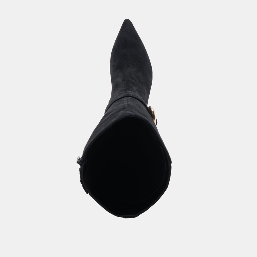 kinzy boots onyx suede