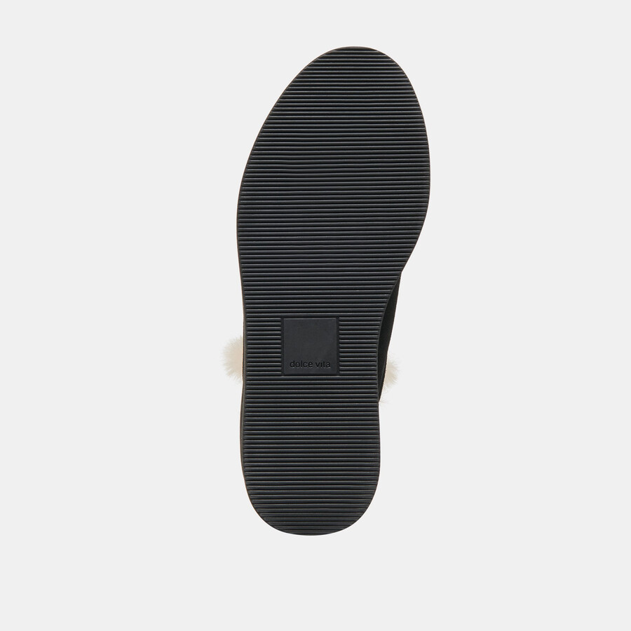 ardy plush h2o booties onyx suede