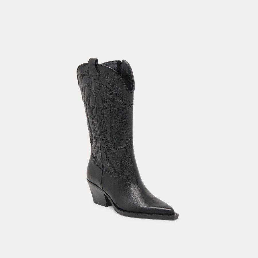 ryland wide calf boots black leather