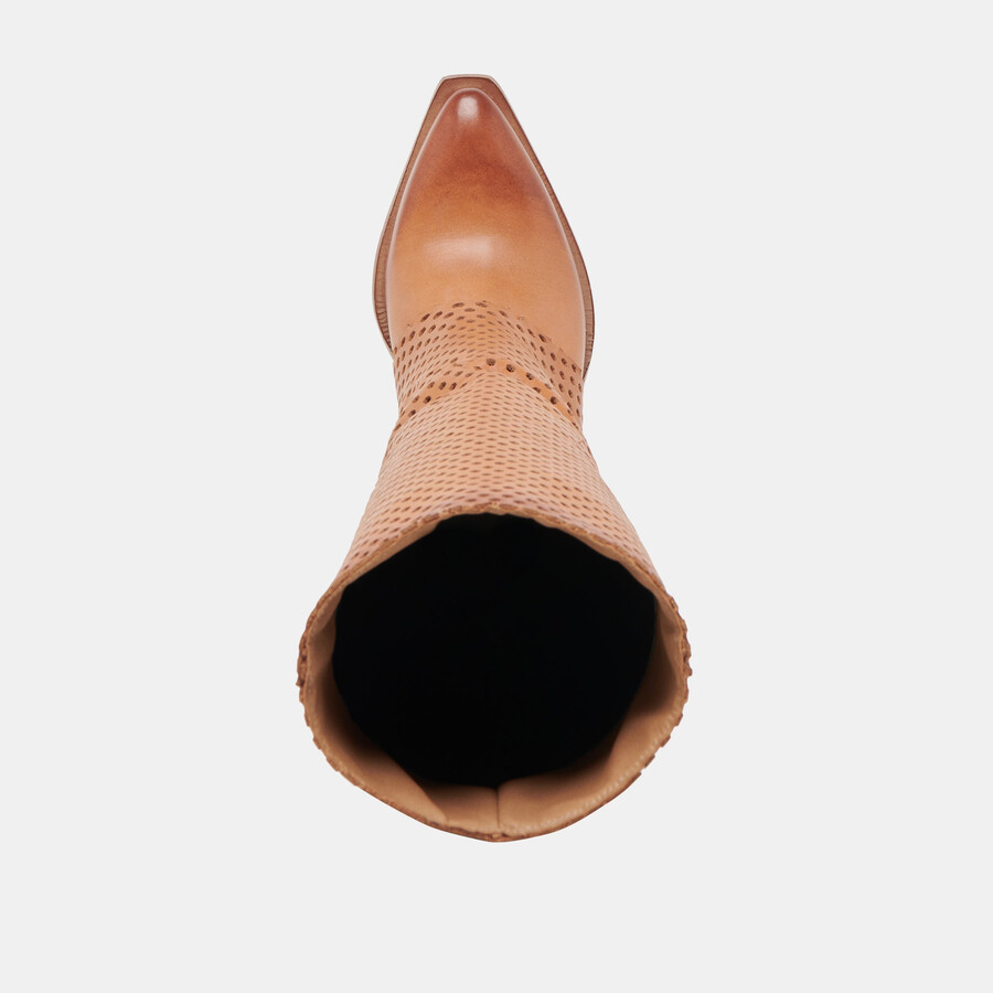 boone boots cognac leather