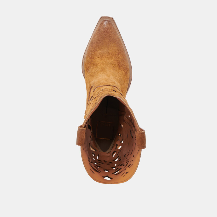 waylan boots chestnut suede