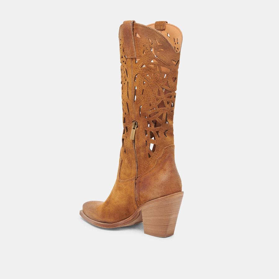 waylan boots chestnut suede