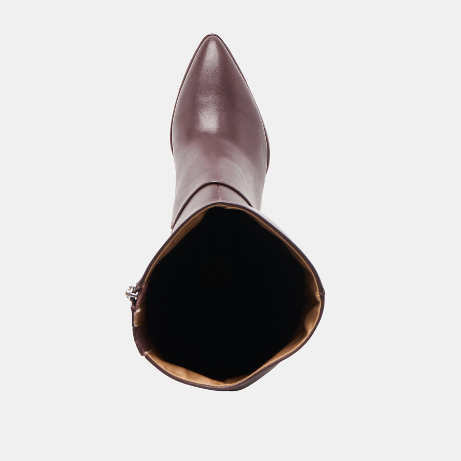 aldy boots mulberry leather