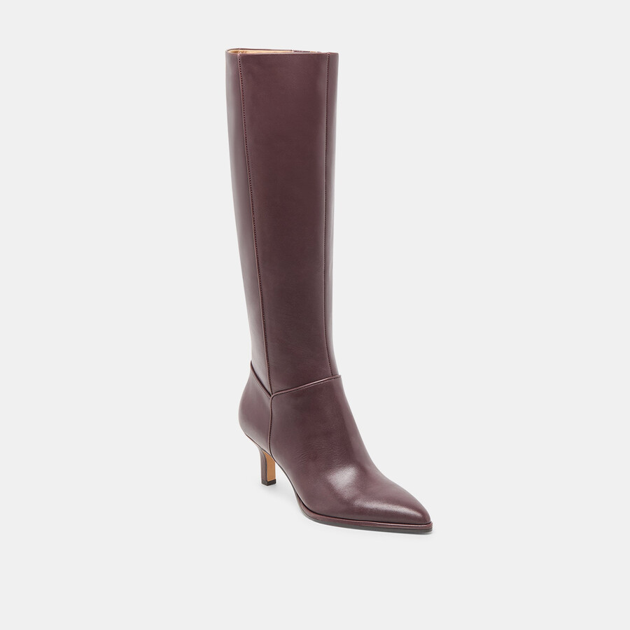 aldy boots mulberry leather
