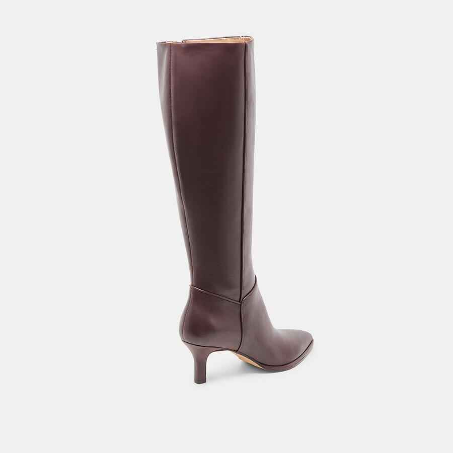 aldy boots mulberry leather