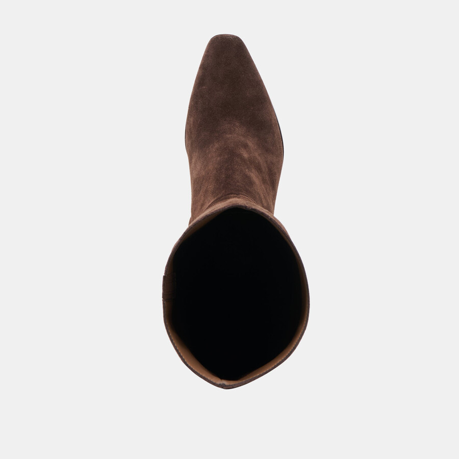 emmi boots dk brown suede