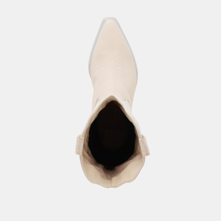 vorah pearl boots creme sequin