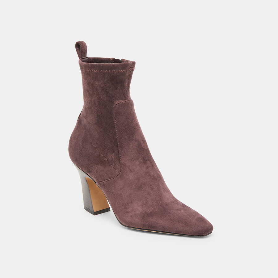 linzey booties cedar stella suede
