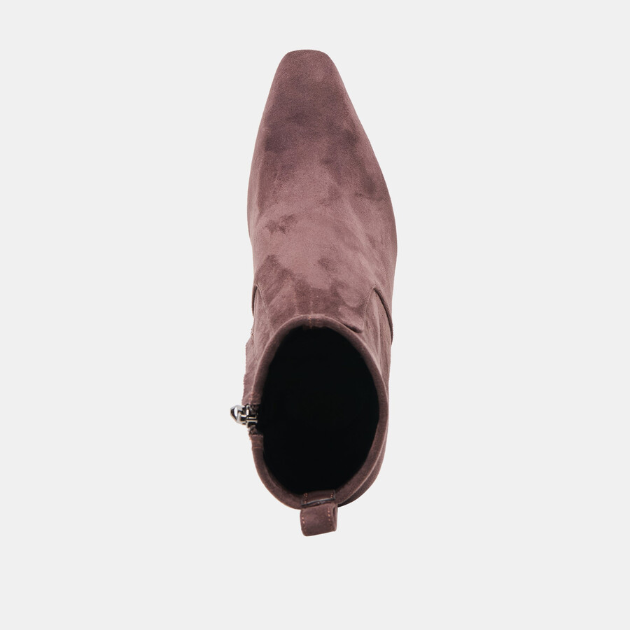 linzey booties cedar stella suede