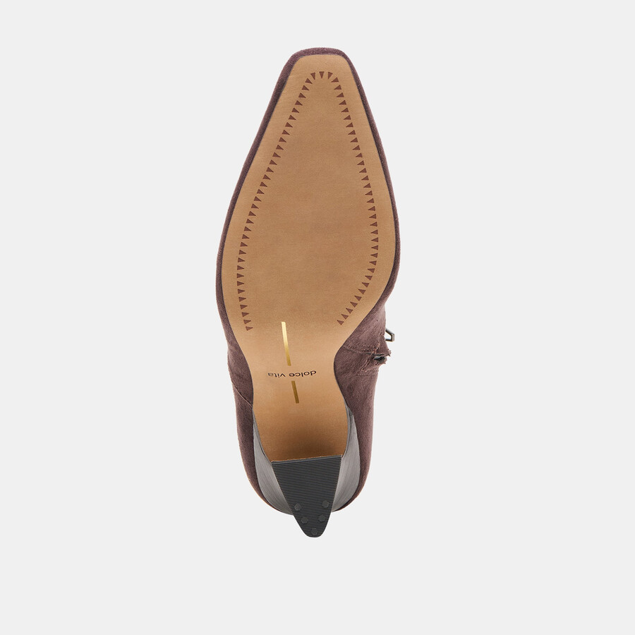 linzey booties cedar stella suede