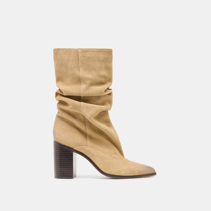 talina boots dk taupe suede
