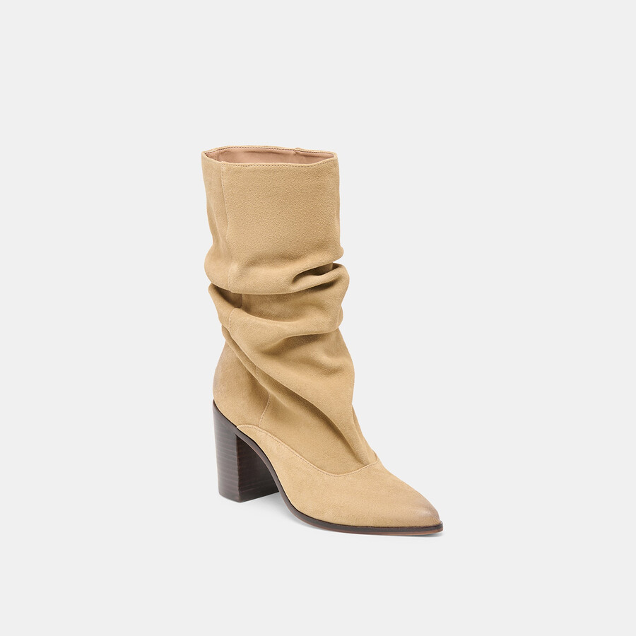 talina boots dk taupe suede