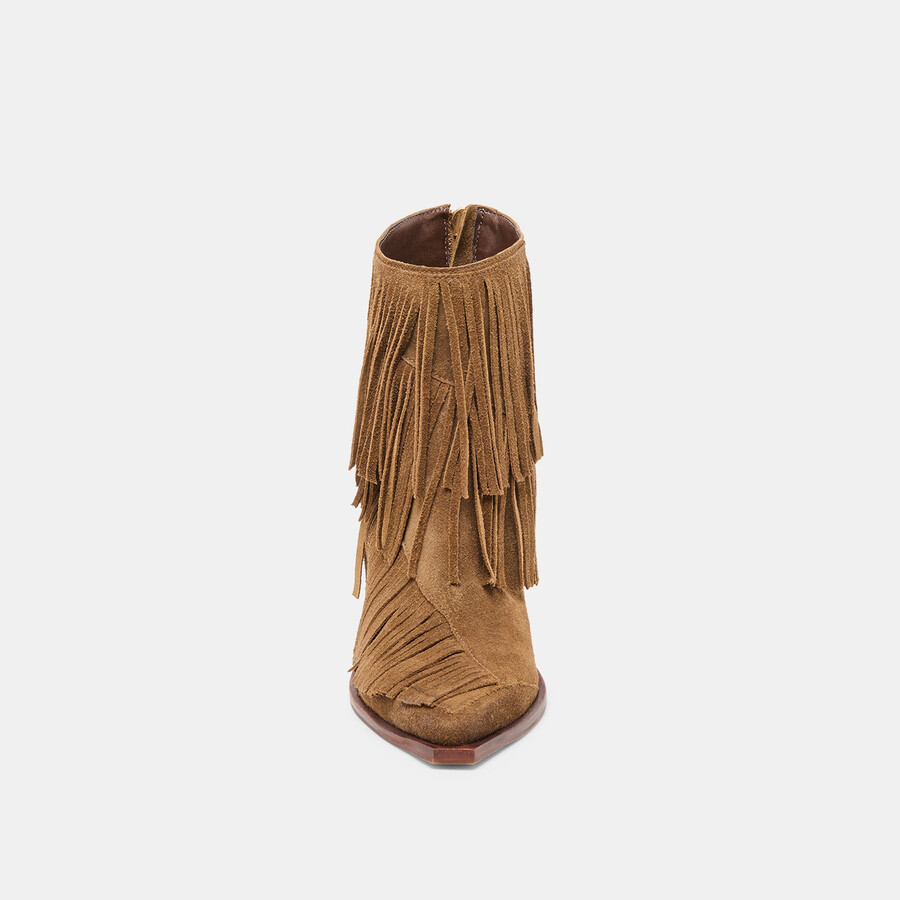torey booties chestnut suede