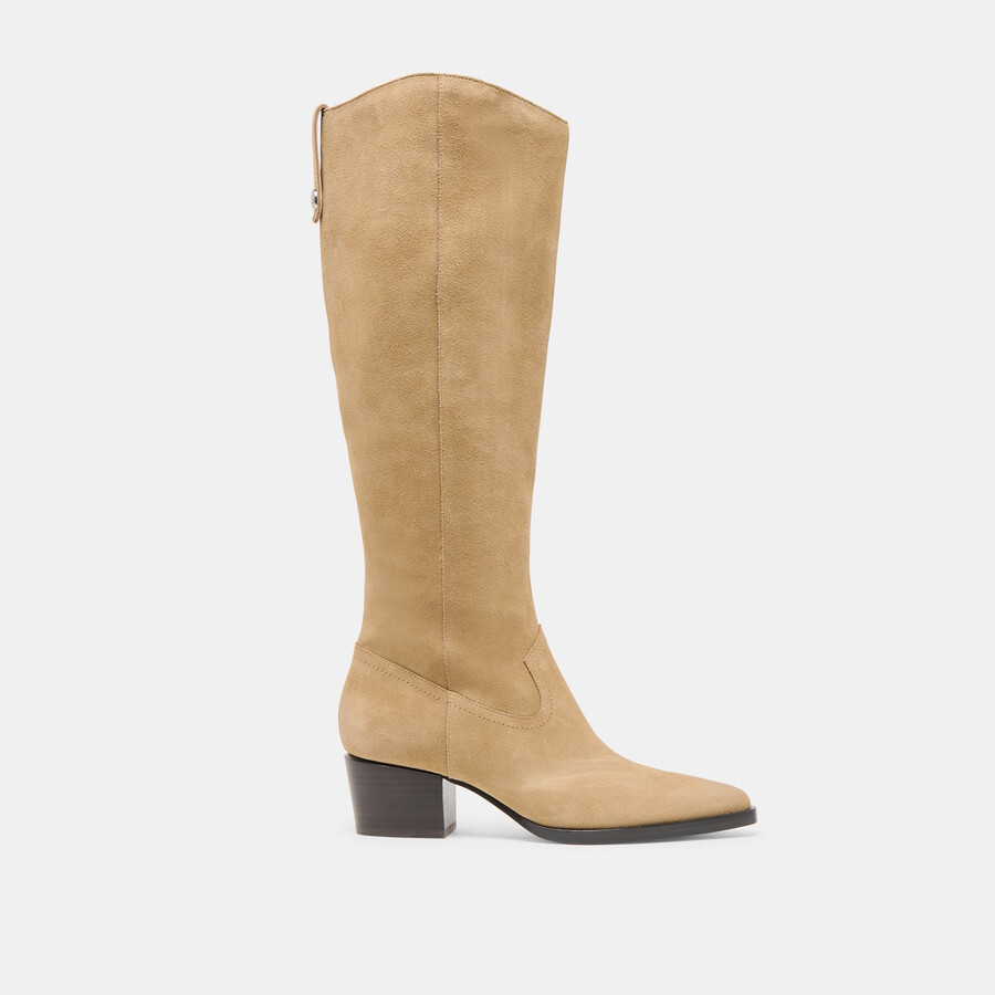 virona h2o boots dk taupe suede