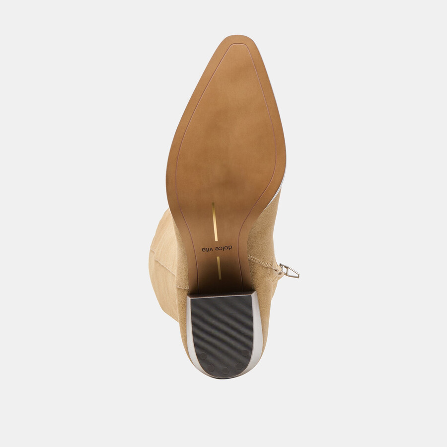 virona h2o boots dk taupe suede