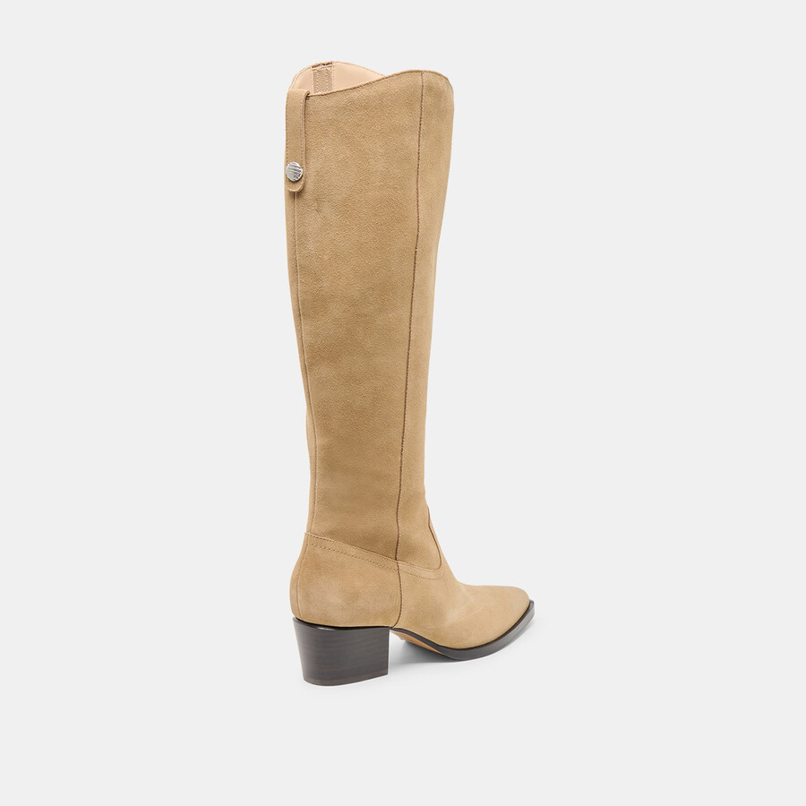 virona h2o boots dk taupe suede