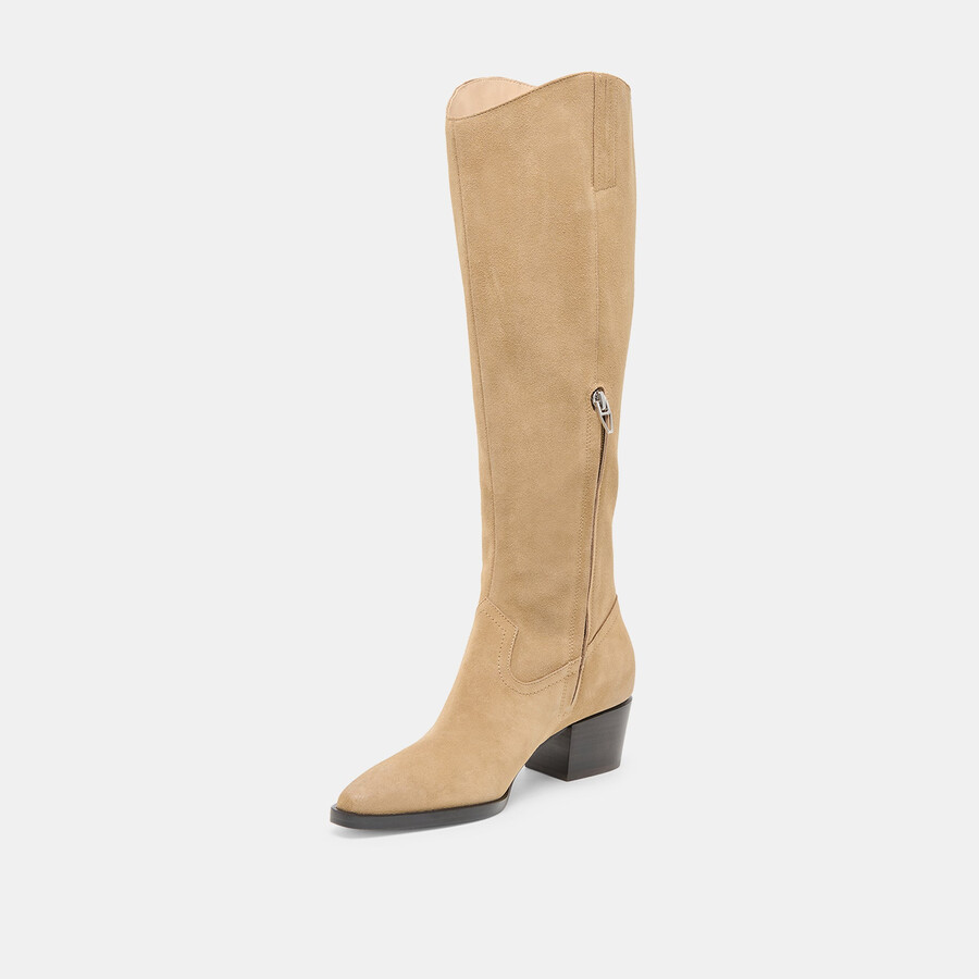 virona h2o boots dk taupe suede