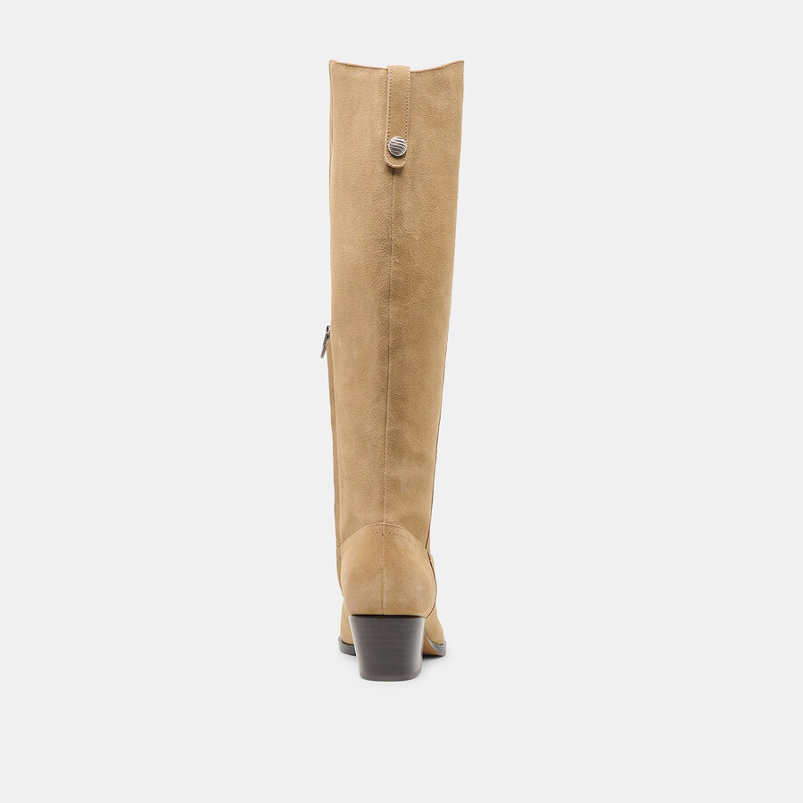 virona h2o boots dk taupe suede