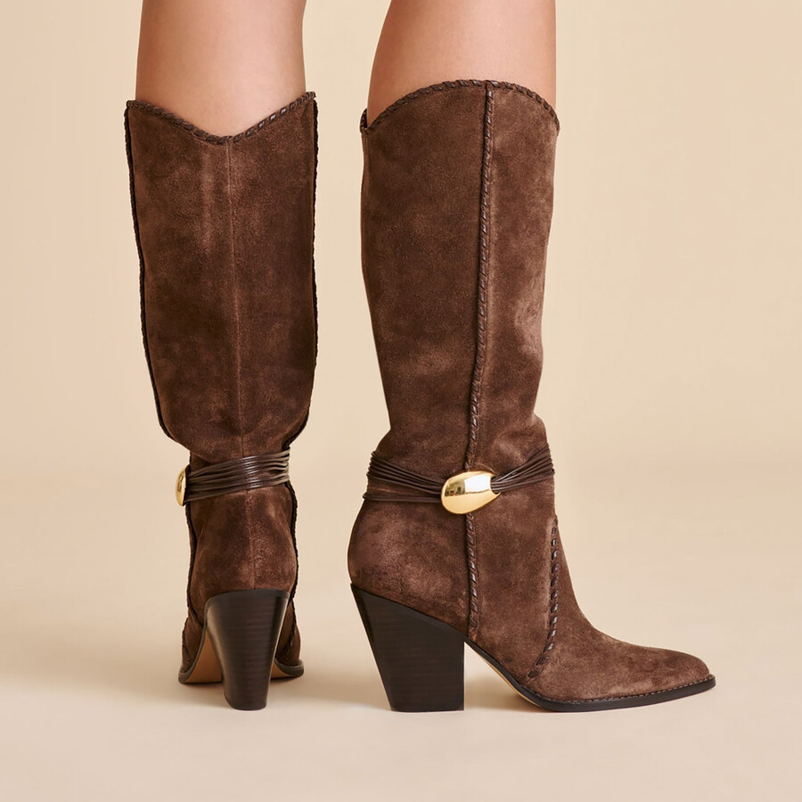 jody boots dk brown suede