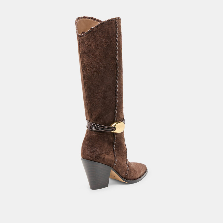 jody boots dk brown suede