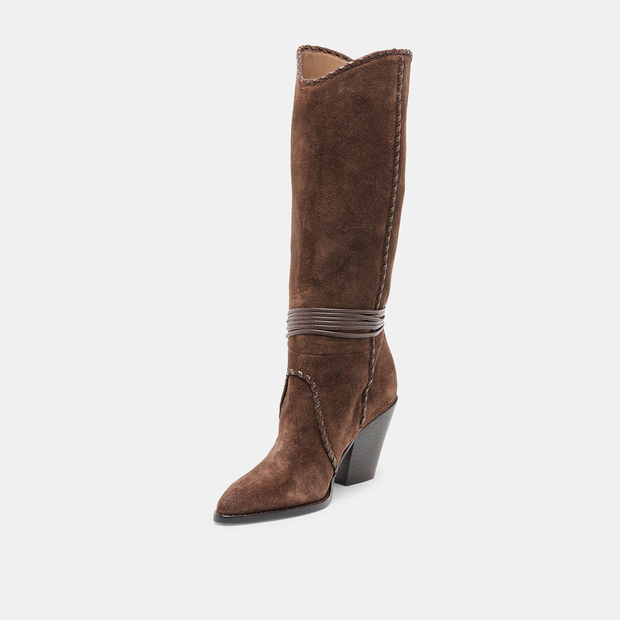 jody boots dk brown suede