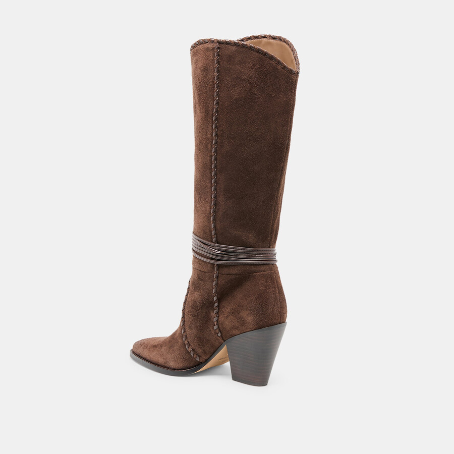 jody boots dk brown suede