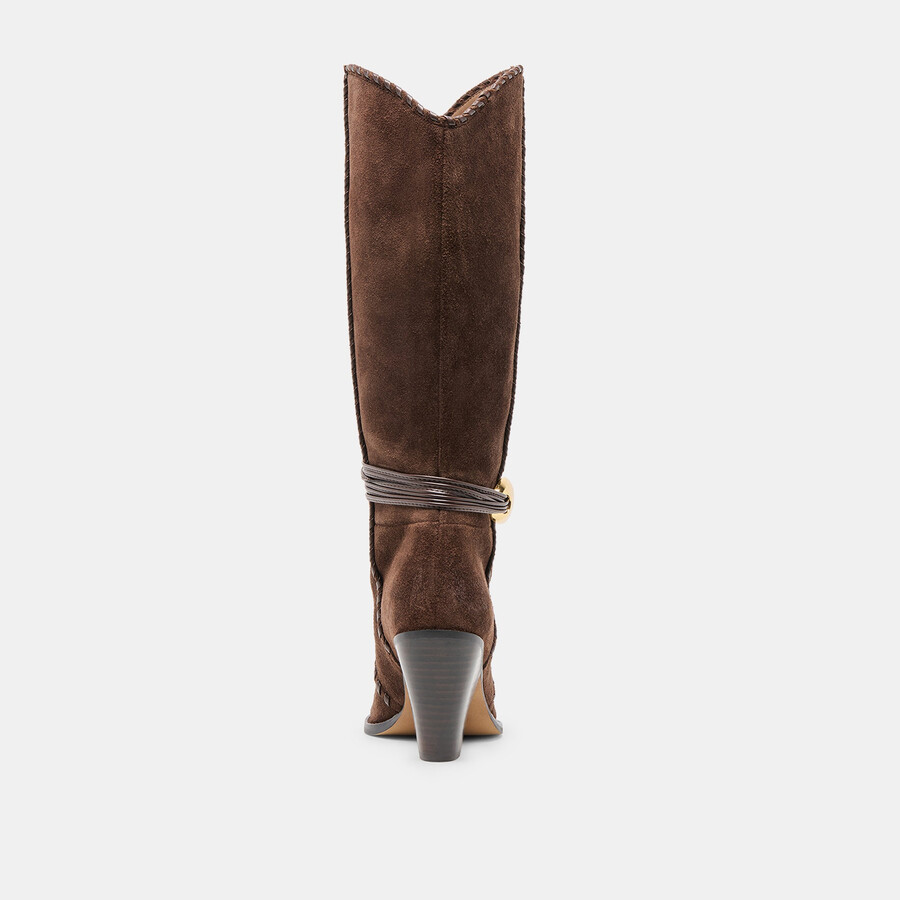 jody boots dk brown suede