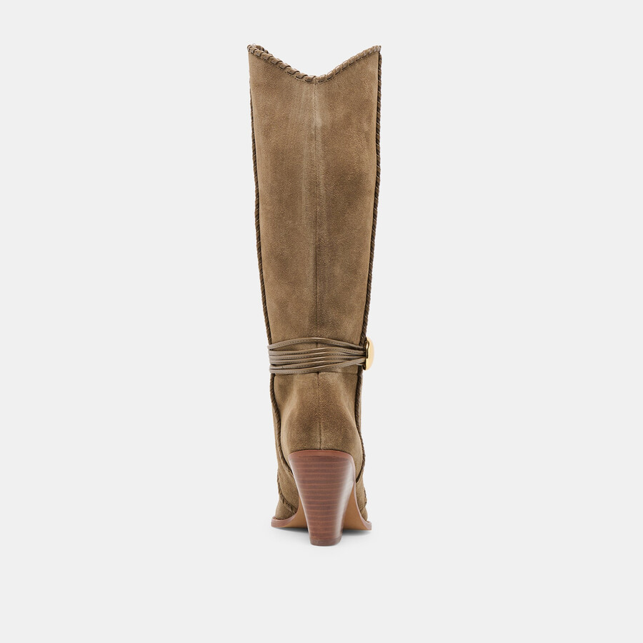 jody boots olive suede