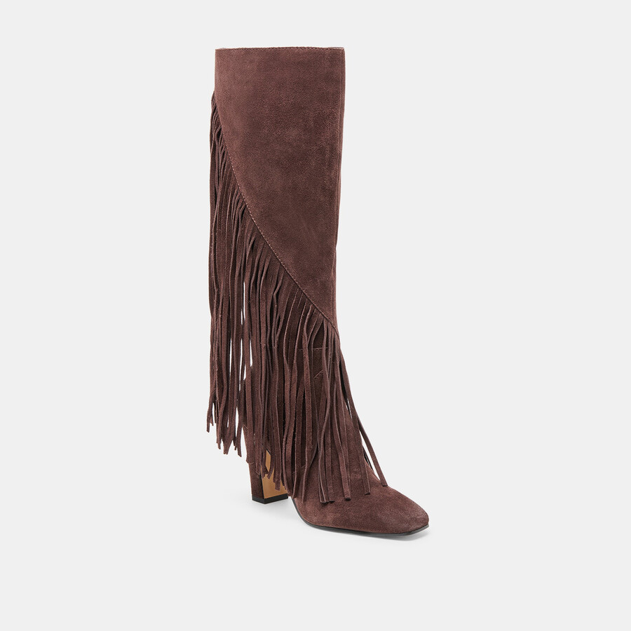 giano boots mahogany suede