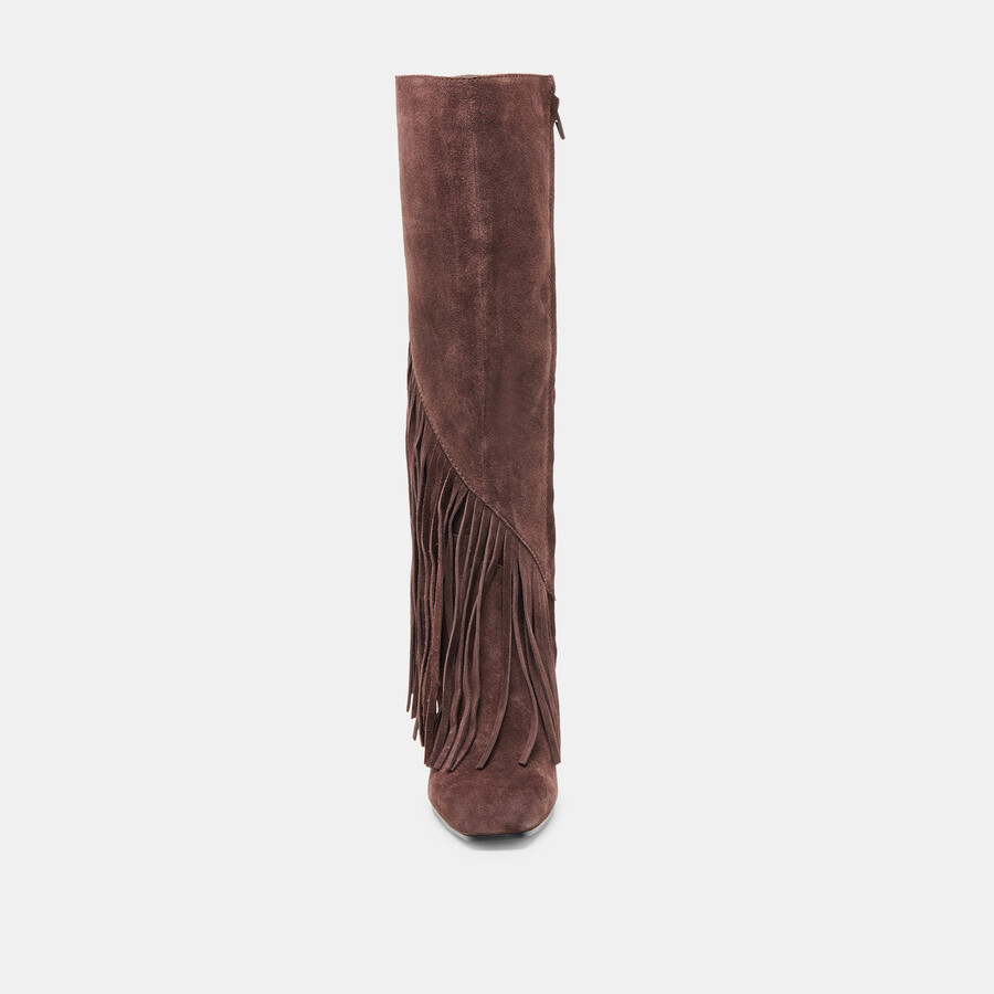 giano boots mahogany suede