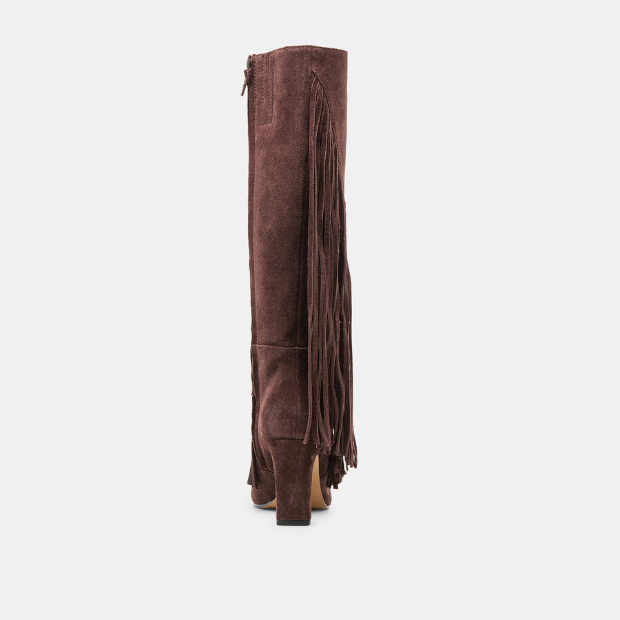 giano boots mahogany suede