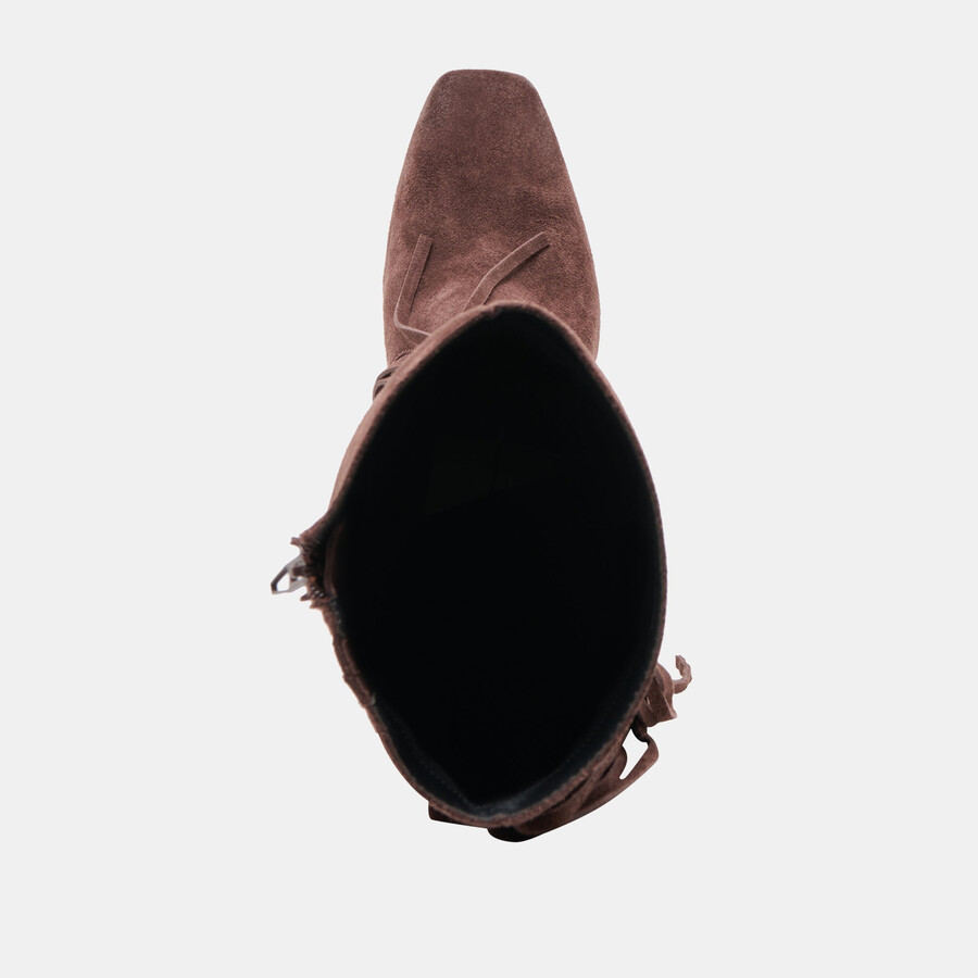 giano boots mahogany suede