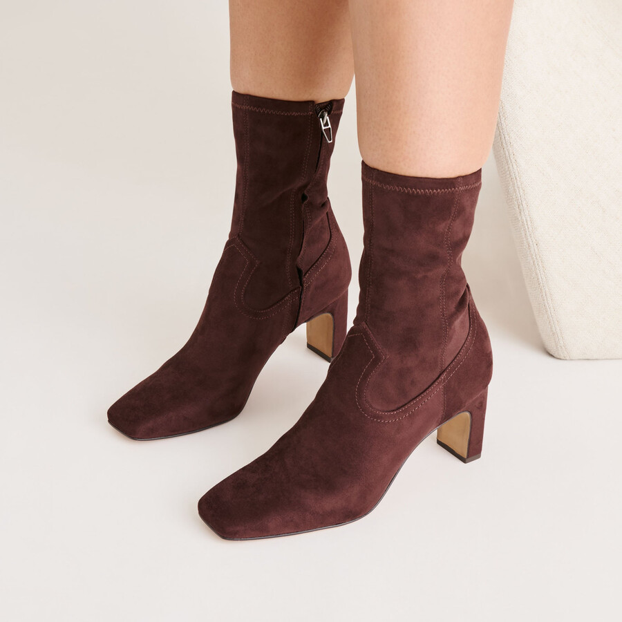 roan boots mahogany stella suede