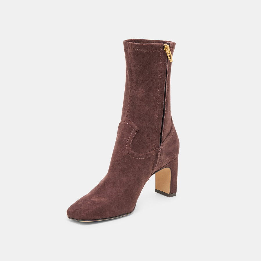 roan boots mahogany stella suede