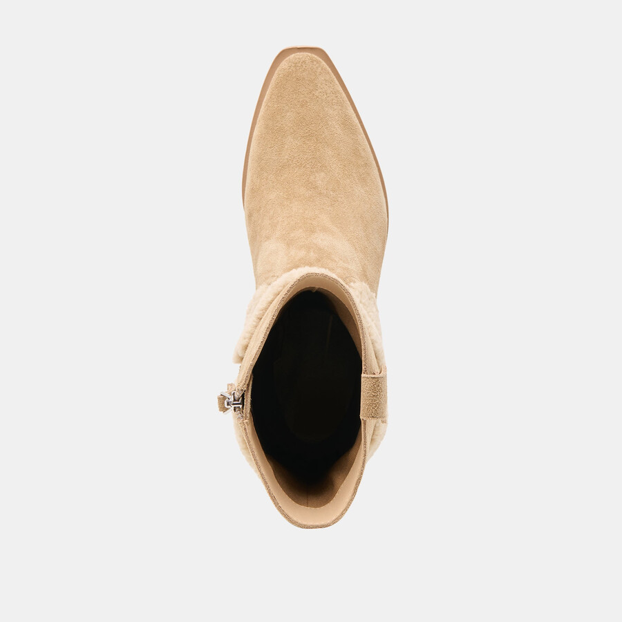 salil plush boots dk taupe suede