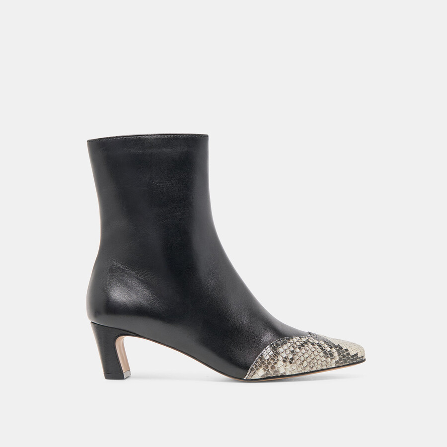 anika boots black multi leather
