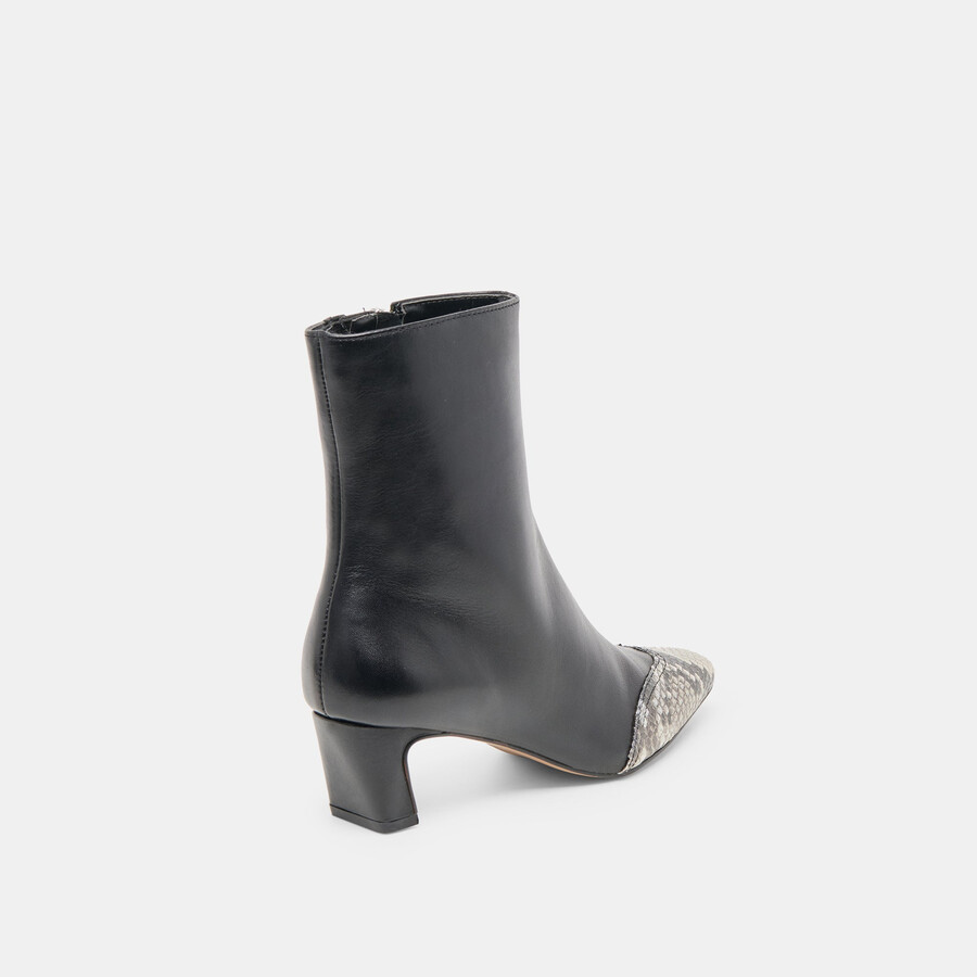 anika boots black multi leather