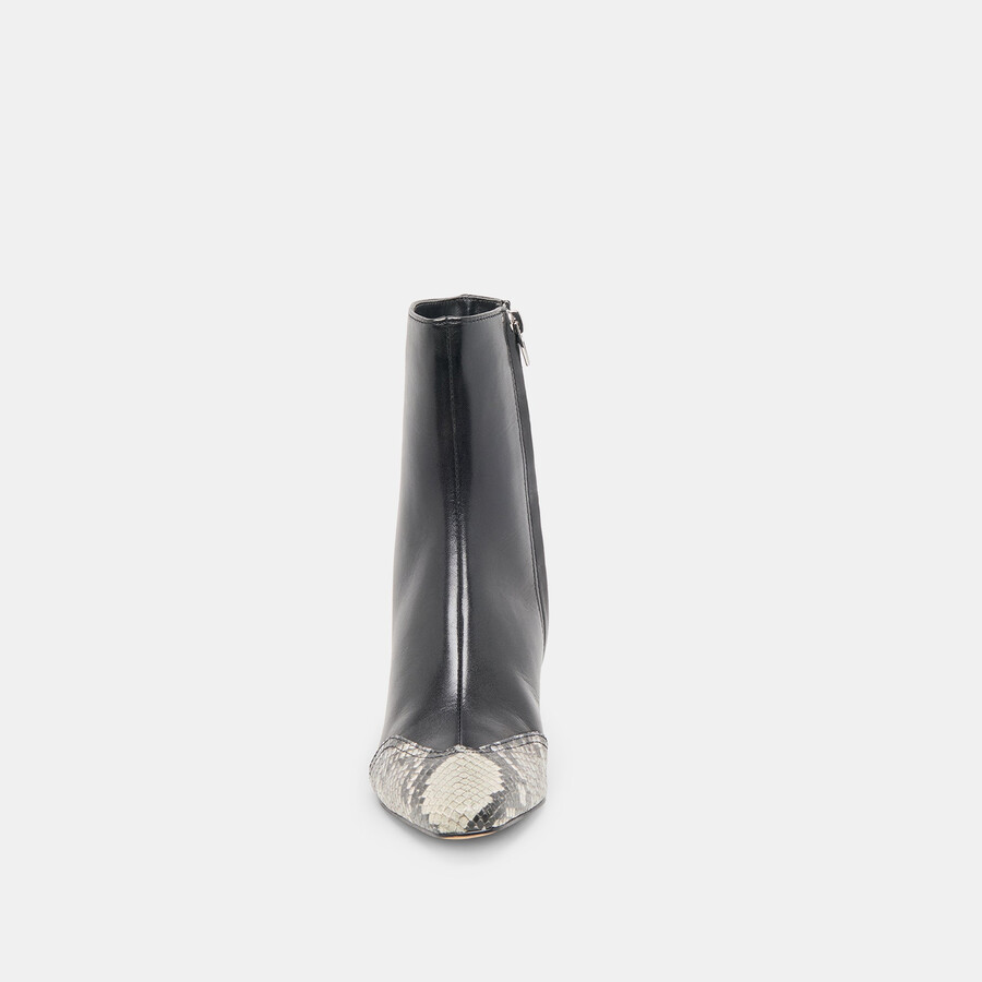 anika boots black multi leather