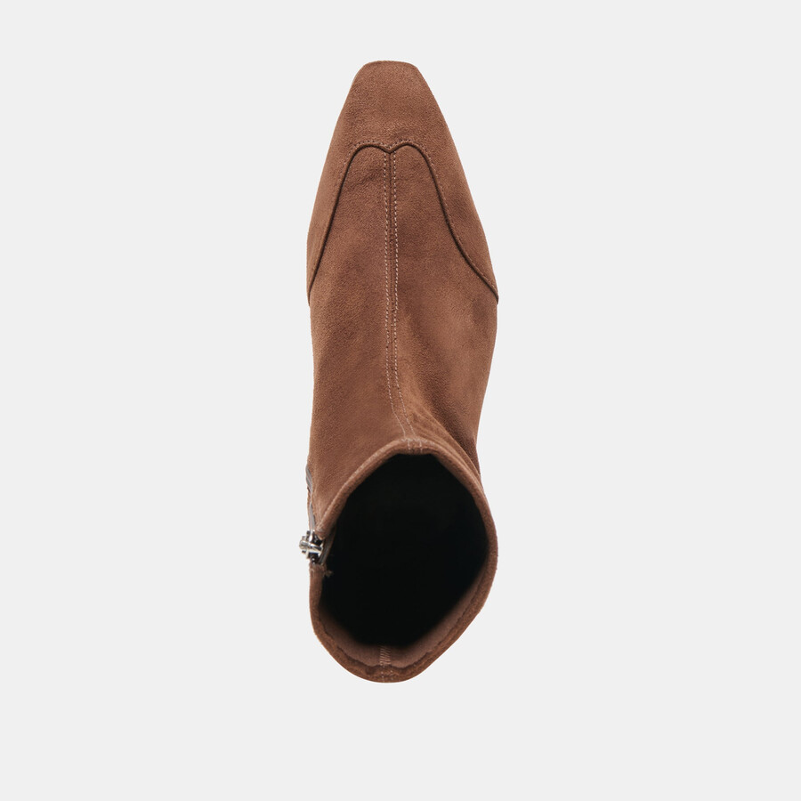anika boots dk brown stella suede