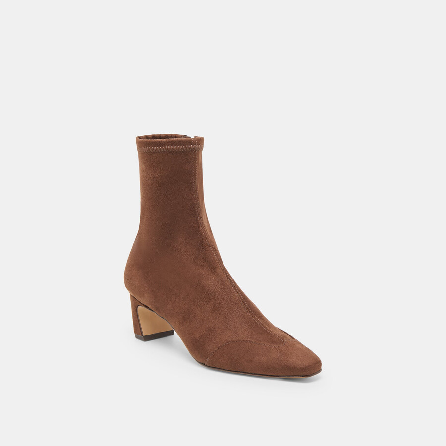 anika boots dk brown stella suede