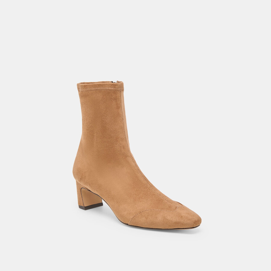 anika boots lt brown stella suede