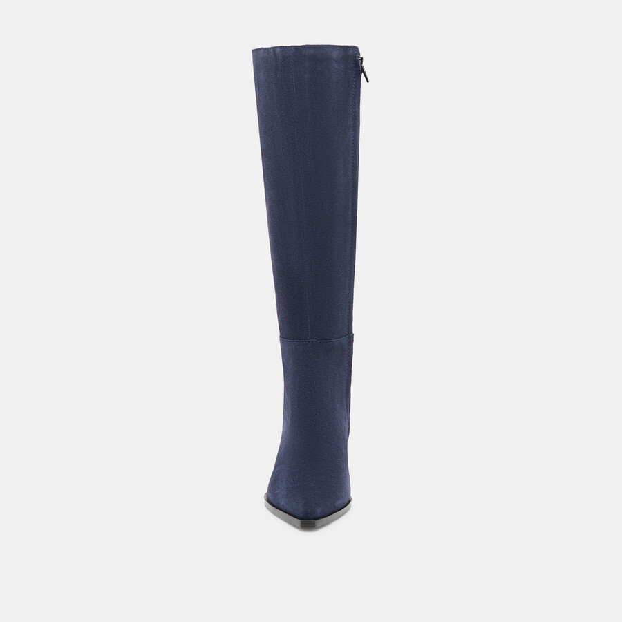 auggie boots navy suede