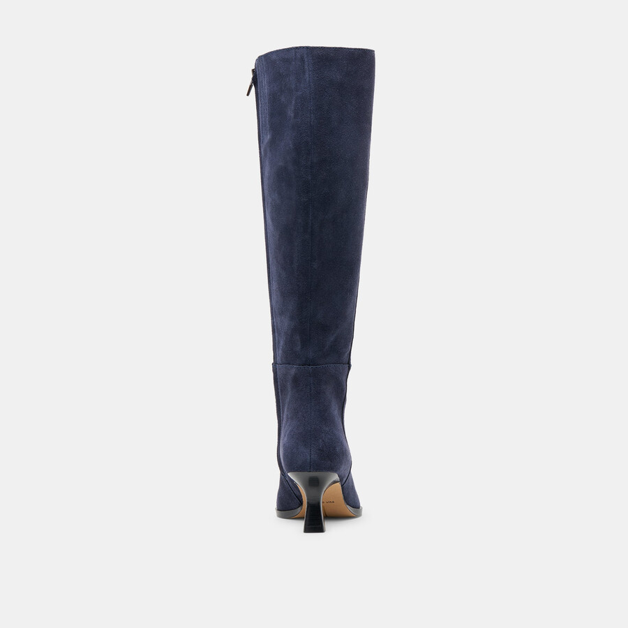 auggie boots navy suede
