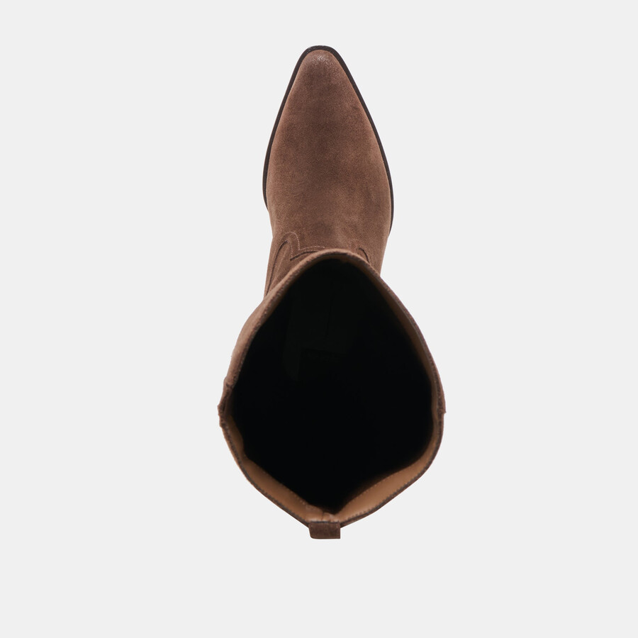 virona h2o boots dk brown suede