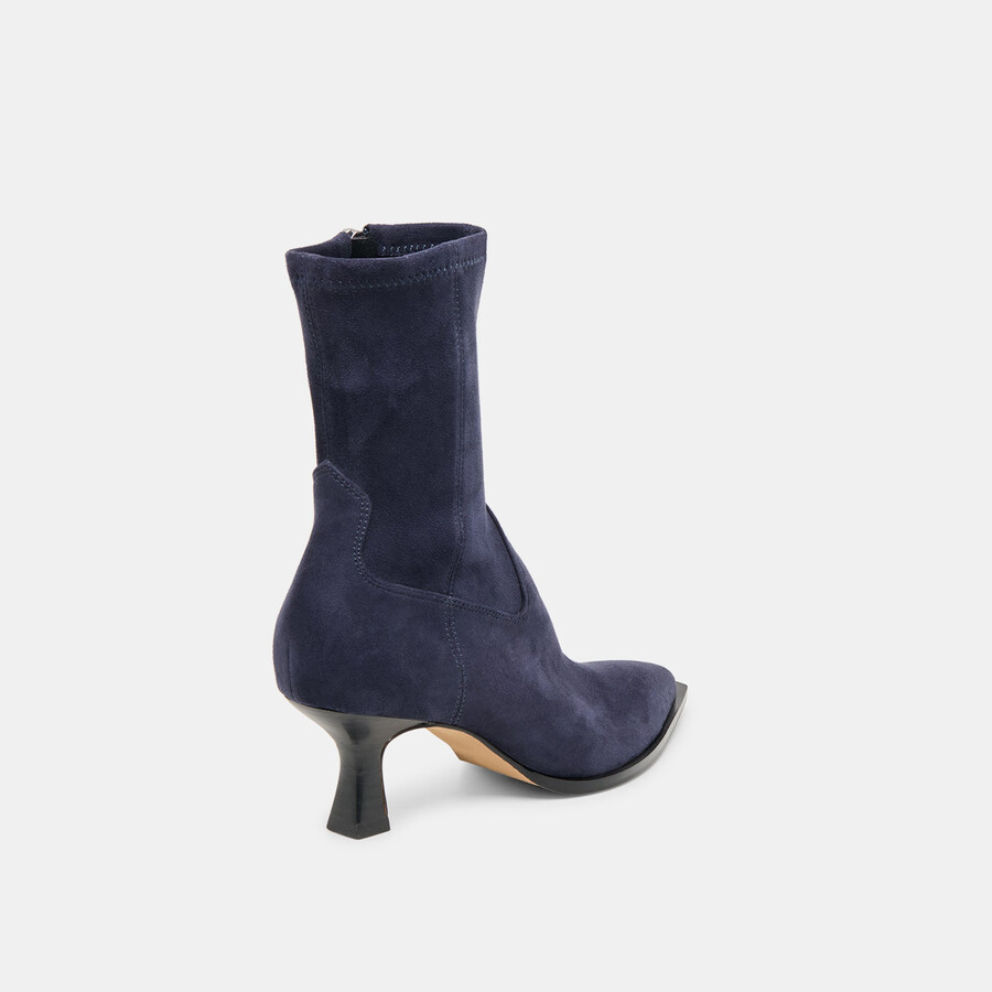 arya boots navy stella suede