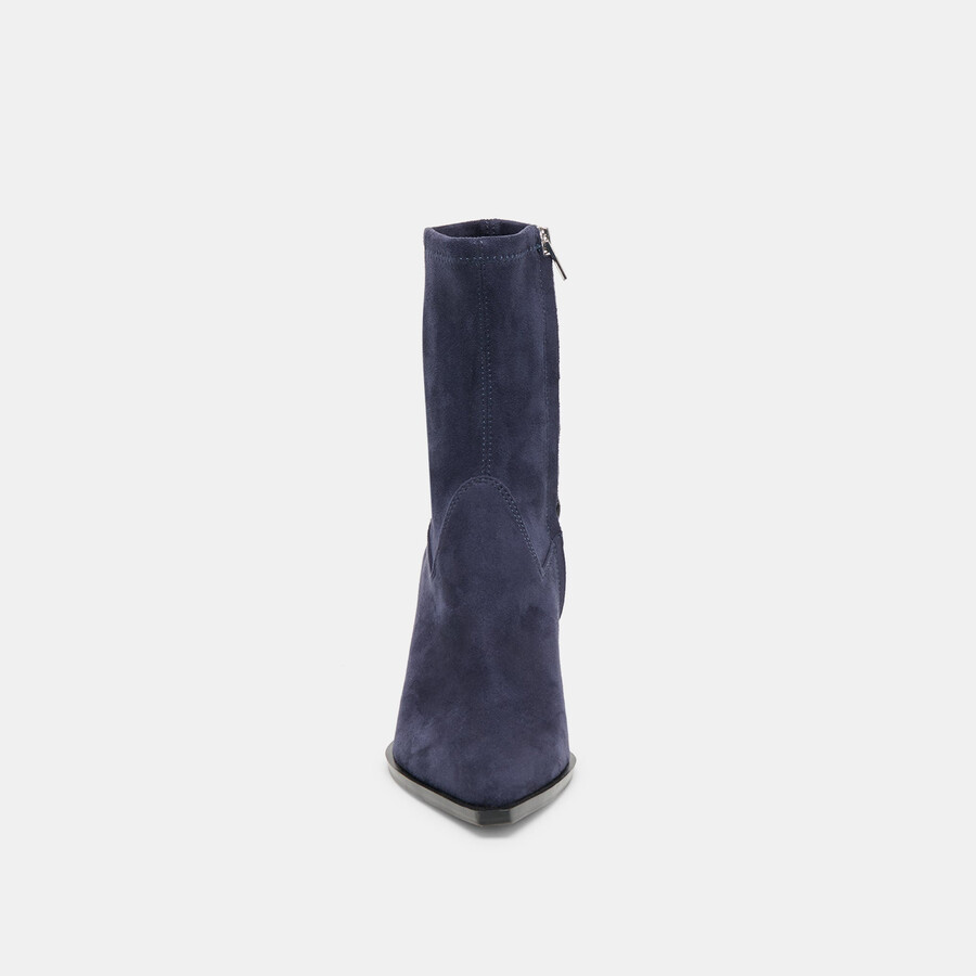 arya boots navy stella suede