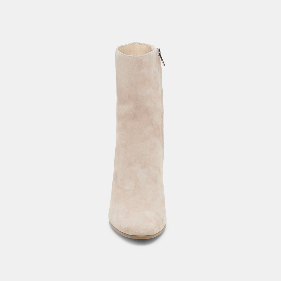 suzy wide booties taupe suede