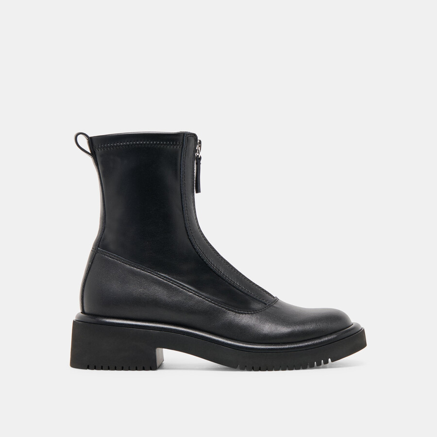shante boots black leather