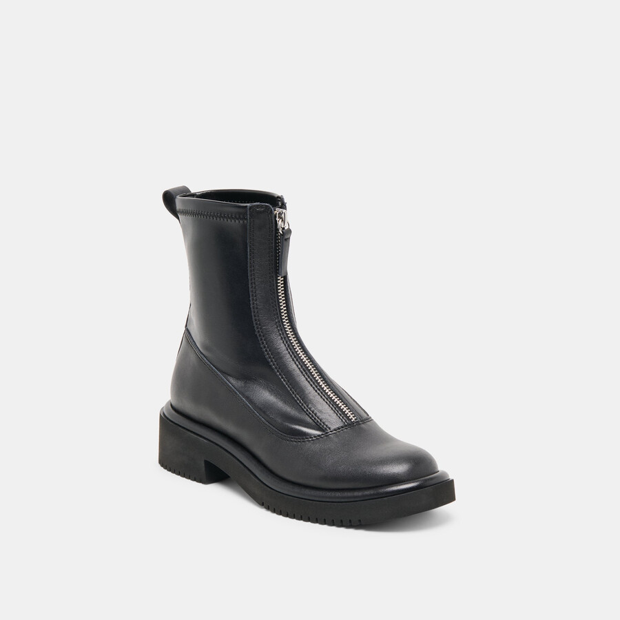 shante boots black leather